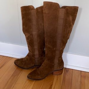 Steve Madden 7.5 Giselle Leather knee-high boots